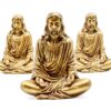 Gold Jesus Statue - Crystal Dreams