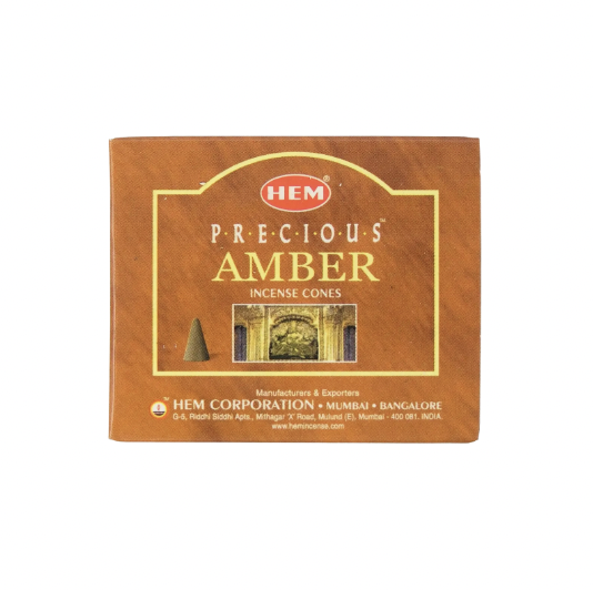 HEM Incense Cones Precious Amber - Crystal Dreams