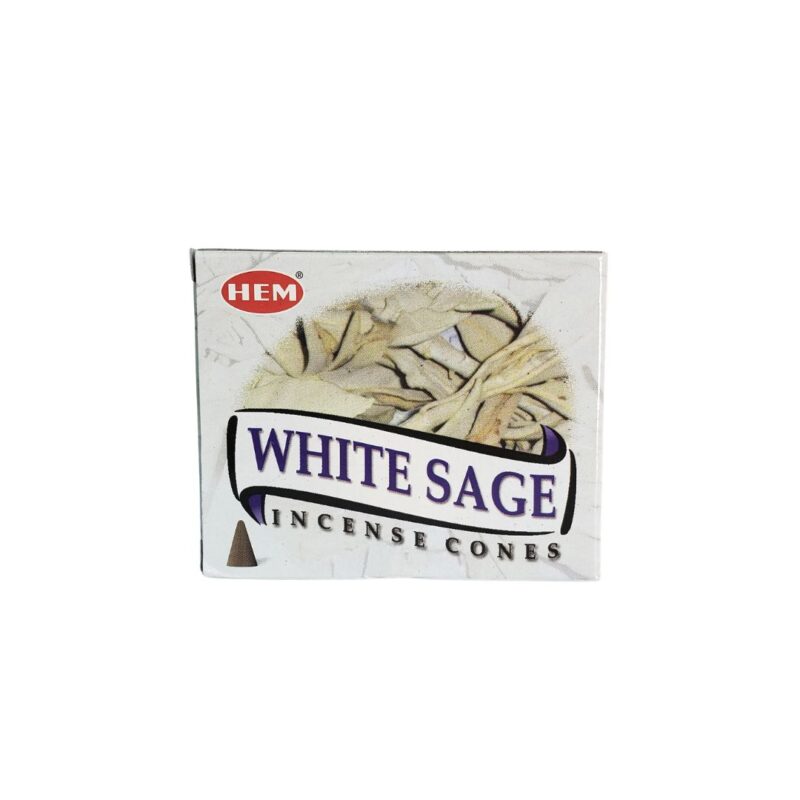 HEM Incense Cones White Sage - Crystal Dreams