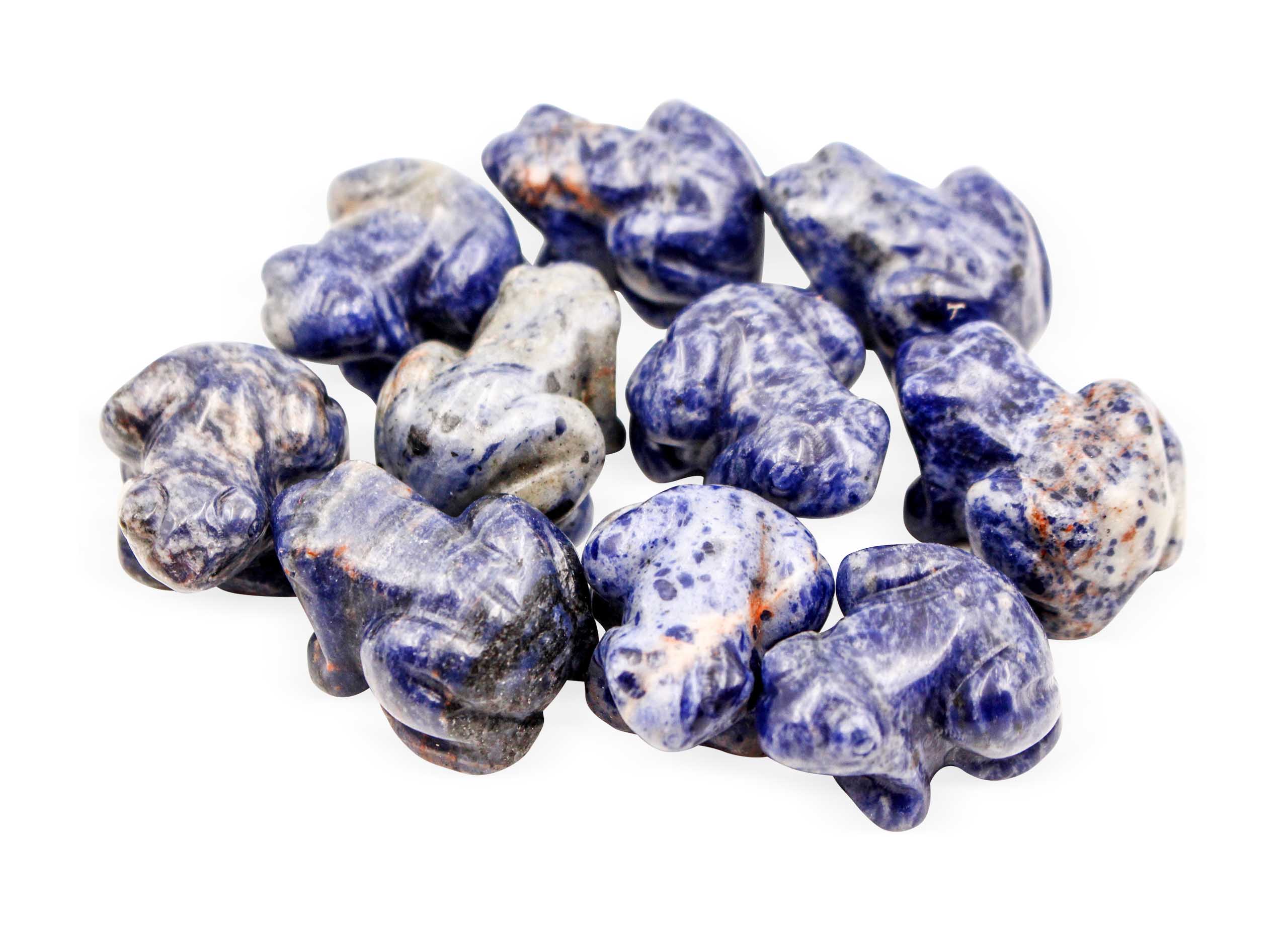 Sodalite frog-Crystal Dreams