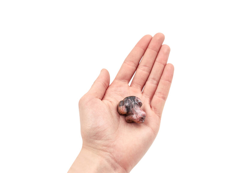 Grenouille en rhodonite