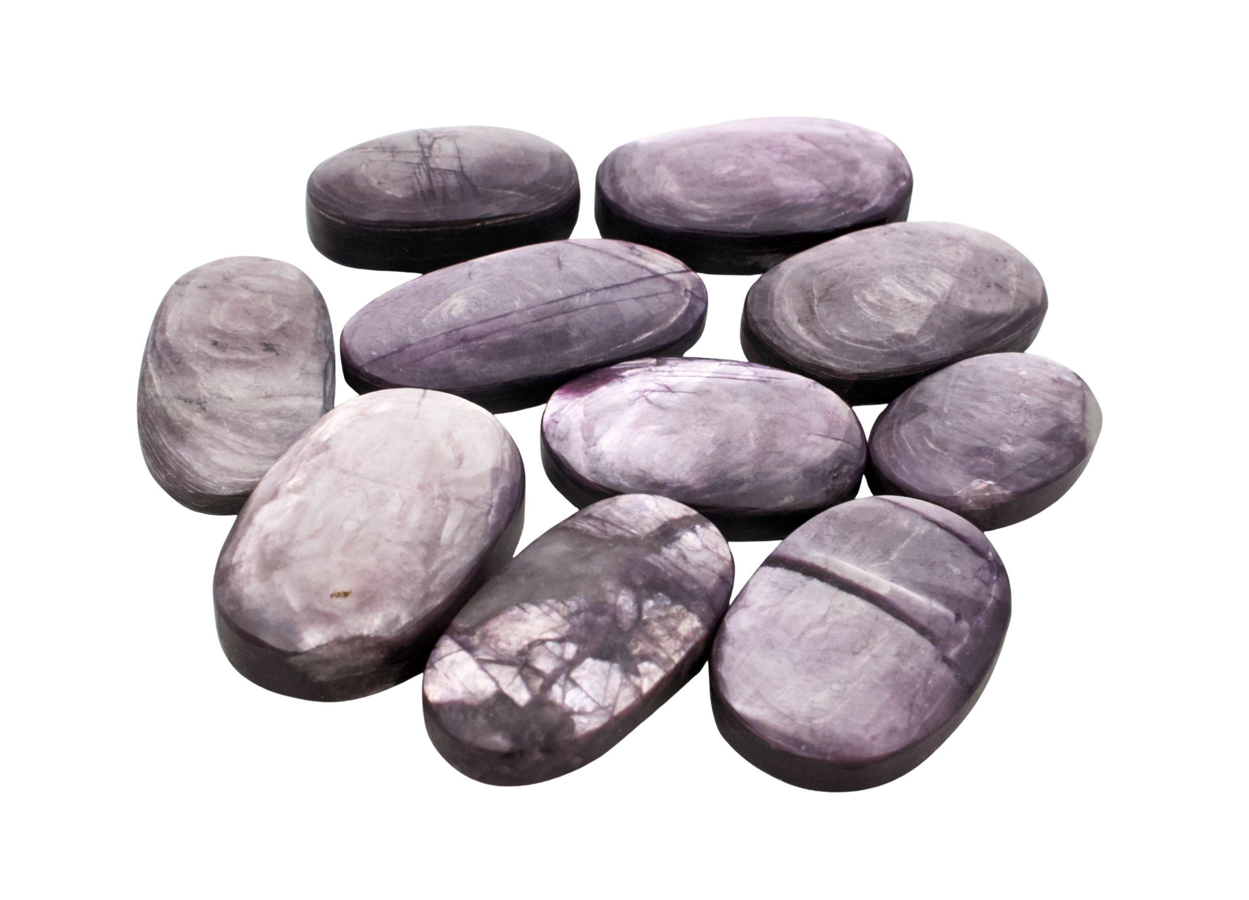 Lepidolite Rough Palm Stone - Crystal Dreams