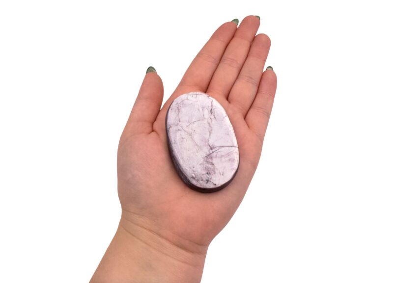 Lepidolite Rough Palm Stone