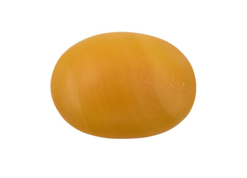 Orange Calcite Palm Stone - Crystal Dreams