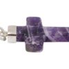 Amethyst Cross Sterling Silver Pendant - Crystal Dreams