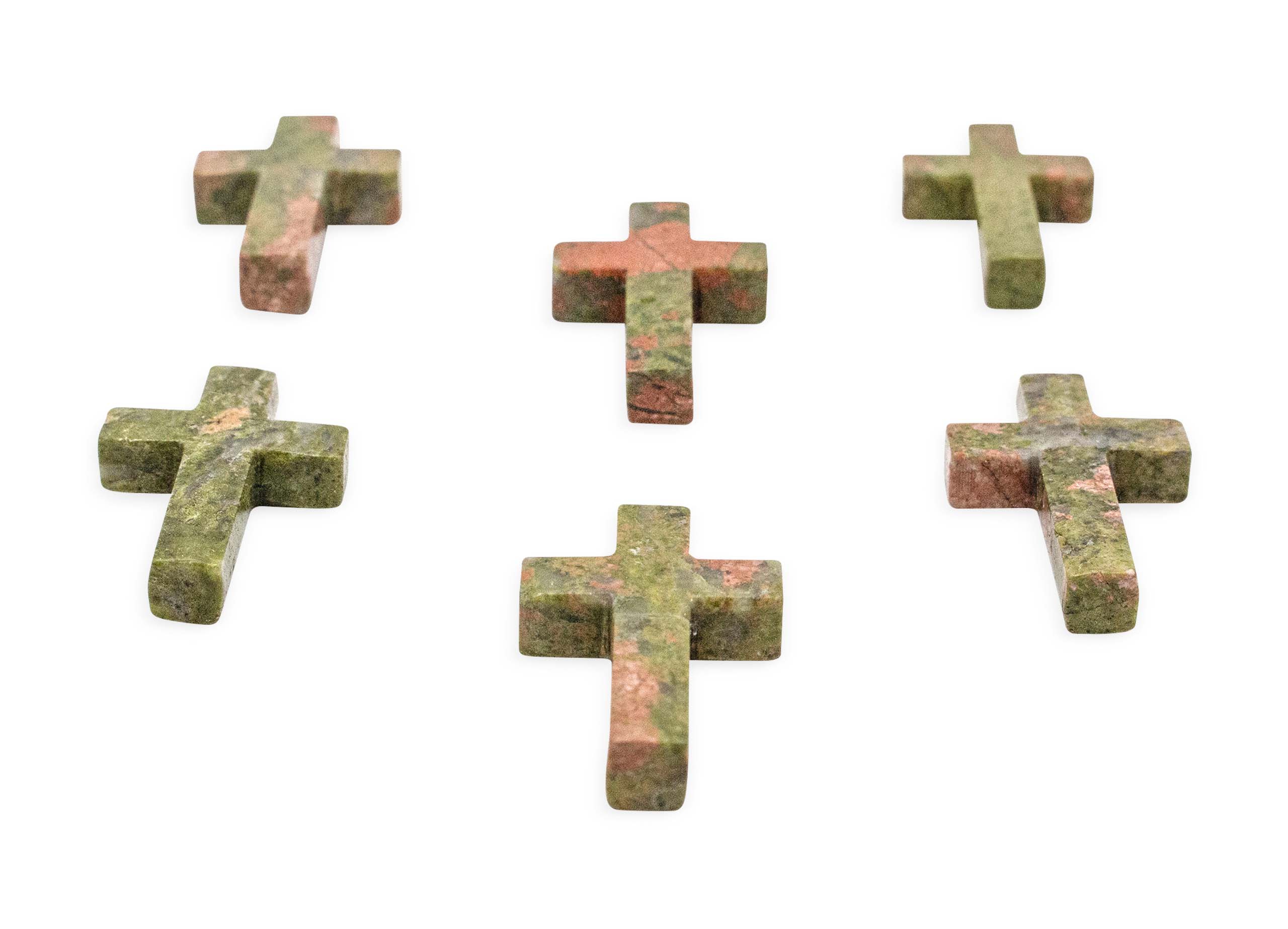 Unakite Crystal Cross - Crystal Dreams