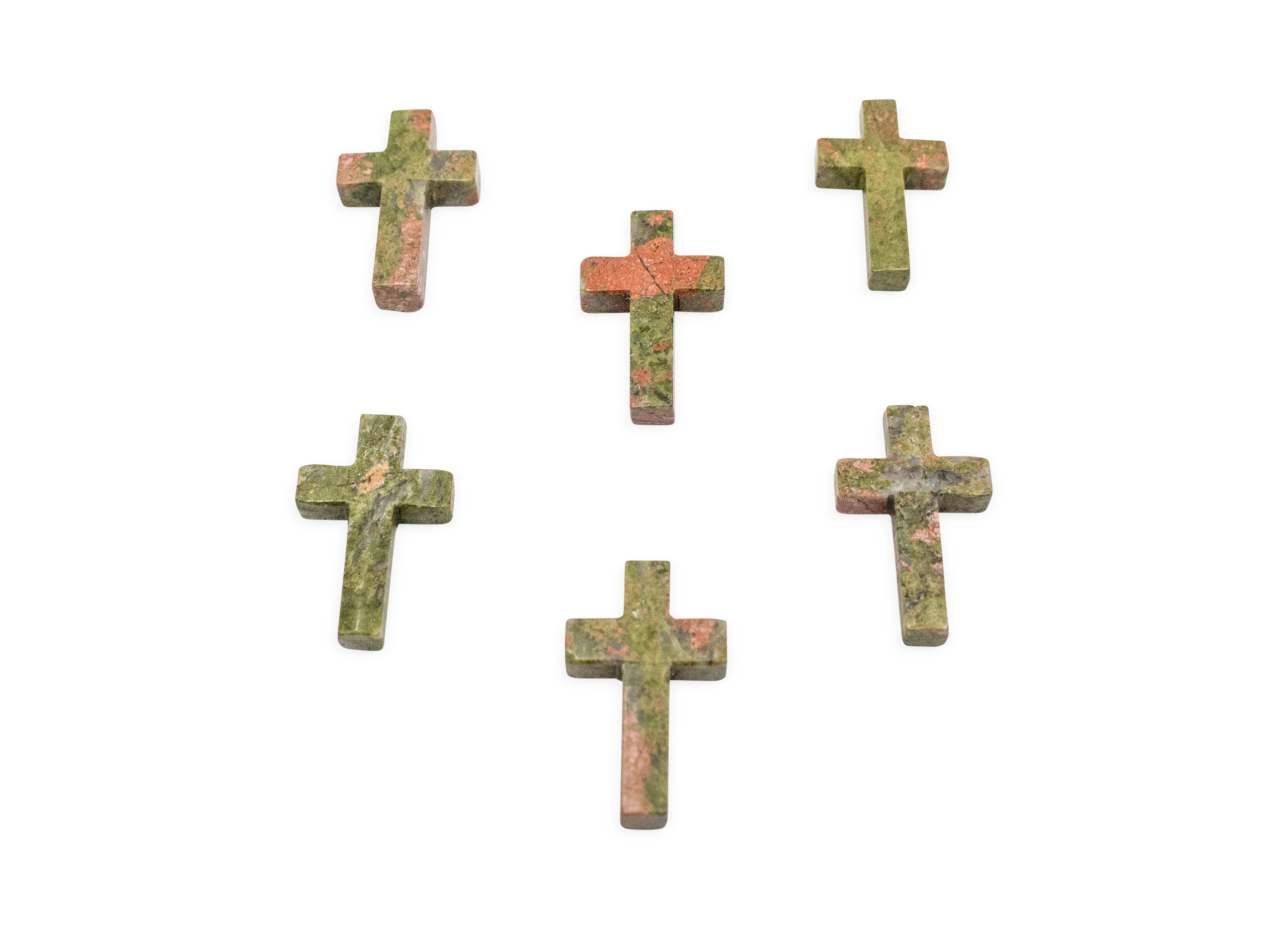 Unakite Crystal Cross - Crystal Dreams