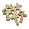 Unakite Crystal Cross - Crystal Dreams