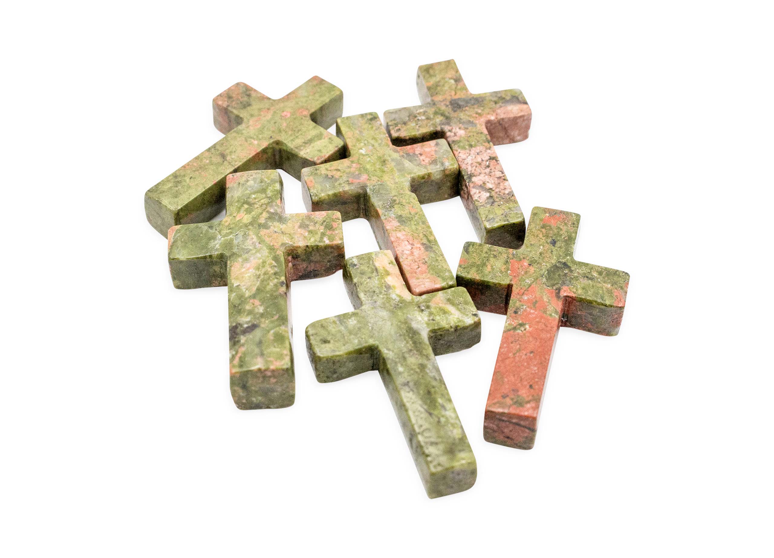 Unakite Crystal Cross - Crystal Dreams