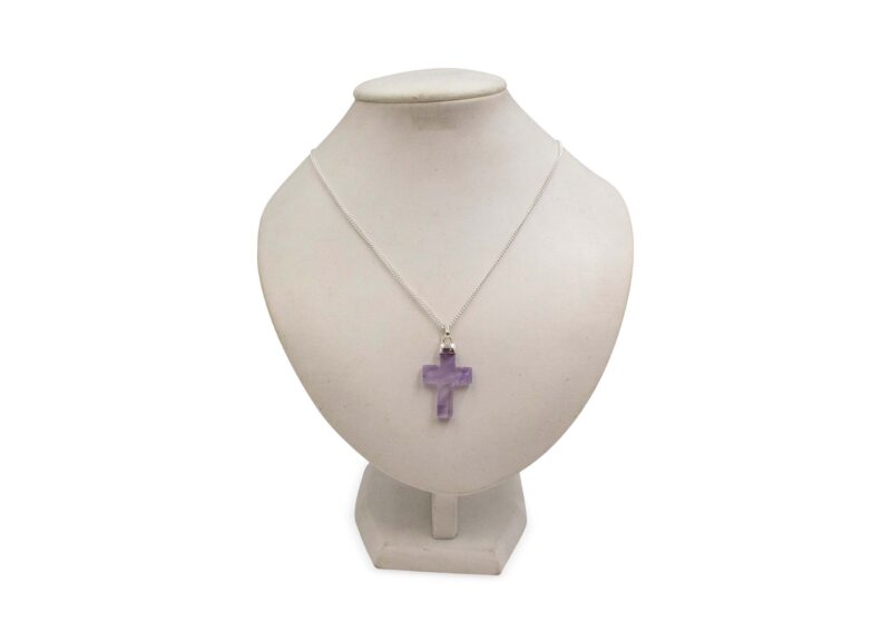 Pendentif améthyste “Cross” en argent sterling