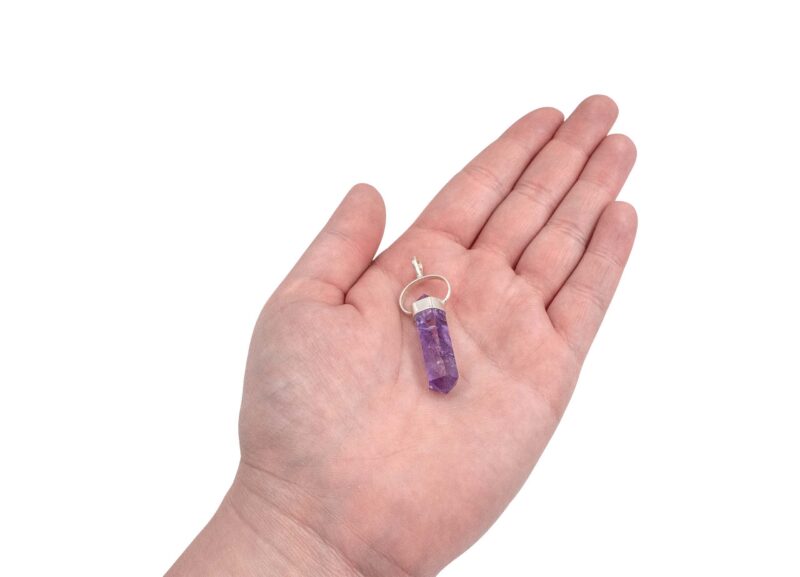 Amethyst “Twin/Double Point” Pendant Sterling Silver