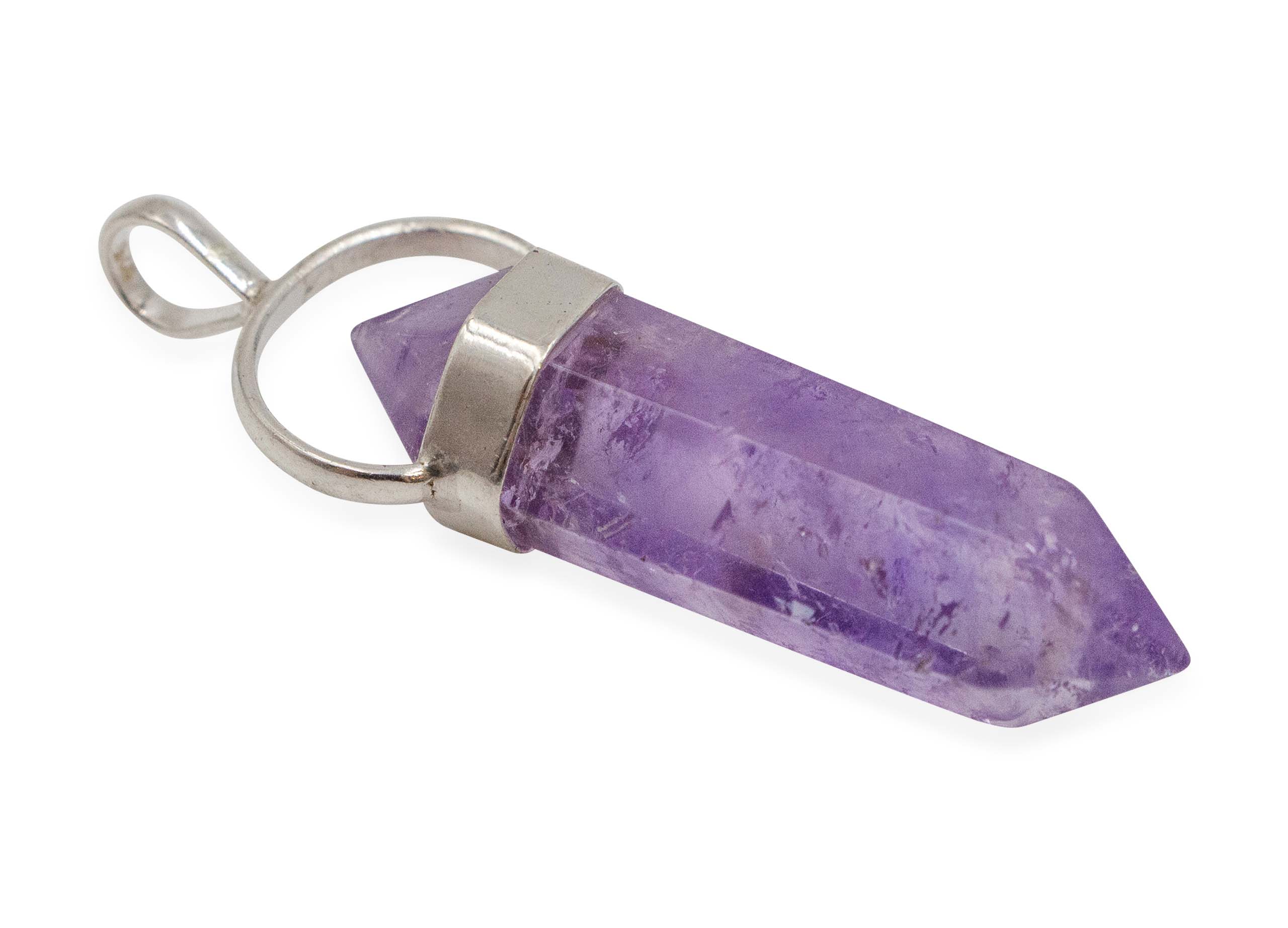 Amethyst "Twin/Double Point" Sterling Silver - Crystal Dreams