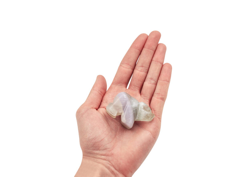 Ours en fluorite arc-en-ciel