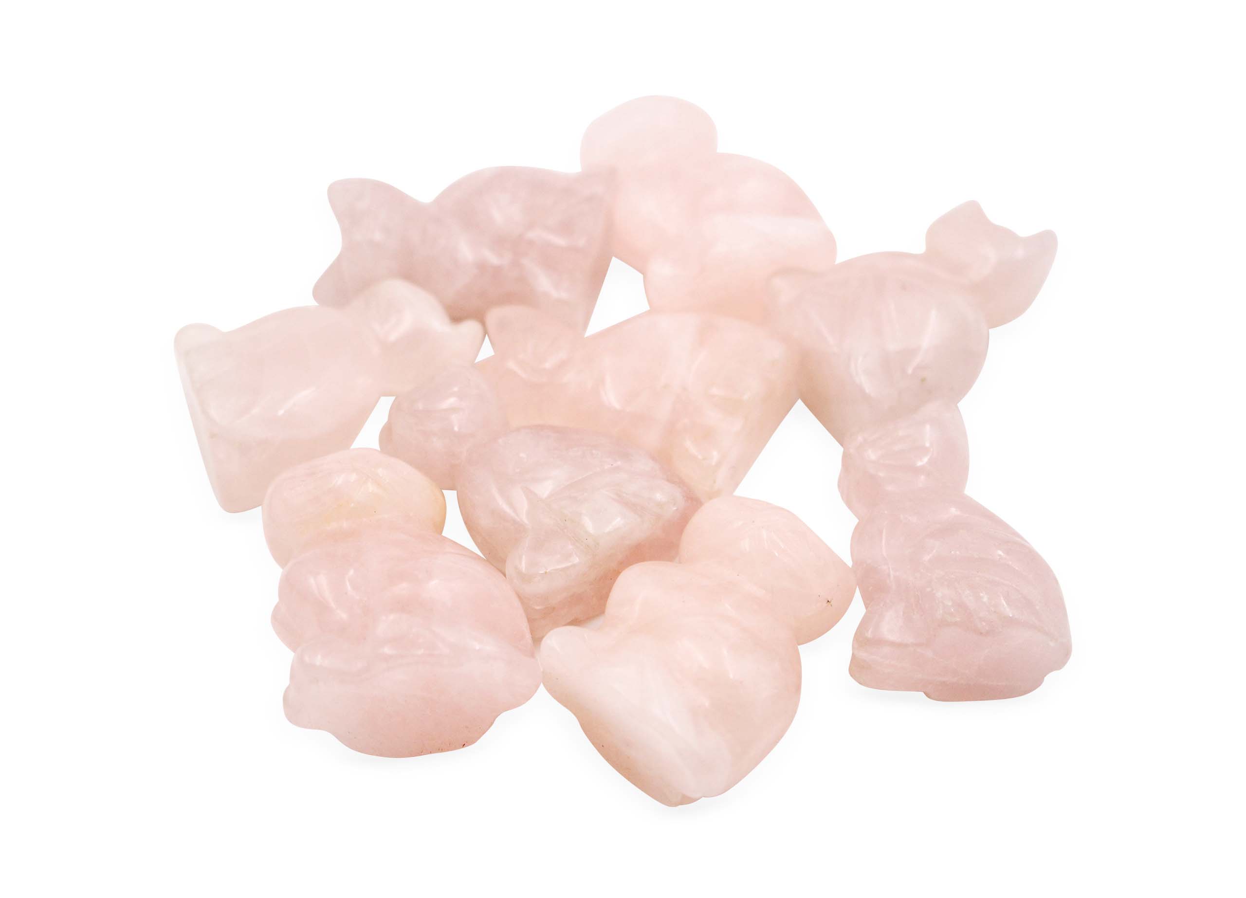Rose Quartz Crystal Cat - Crystal Dreams