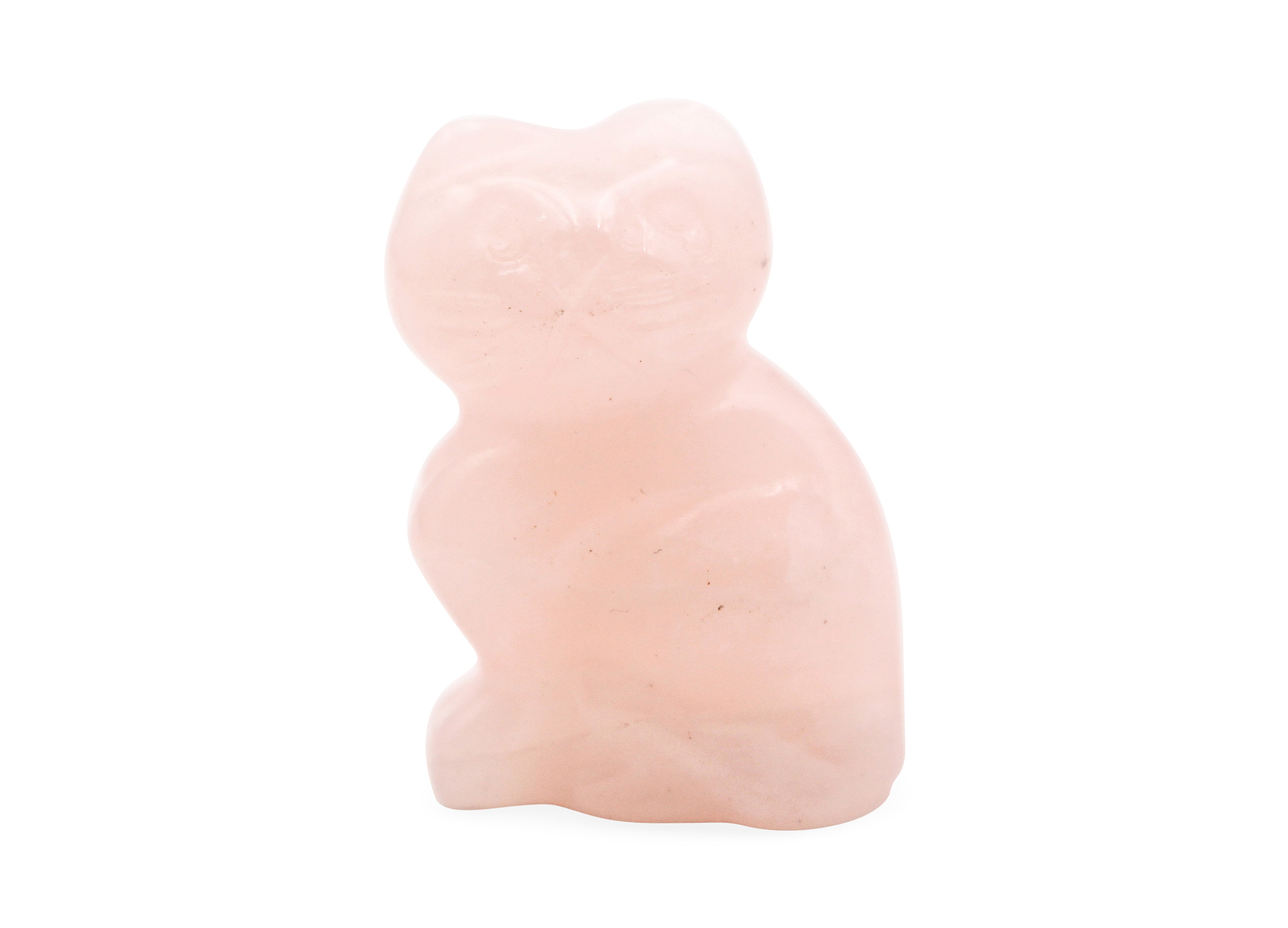Rose Quartz Crystal Cat - Crystal Dreams