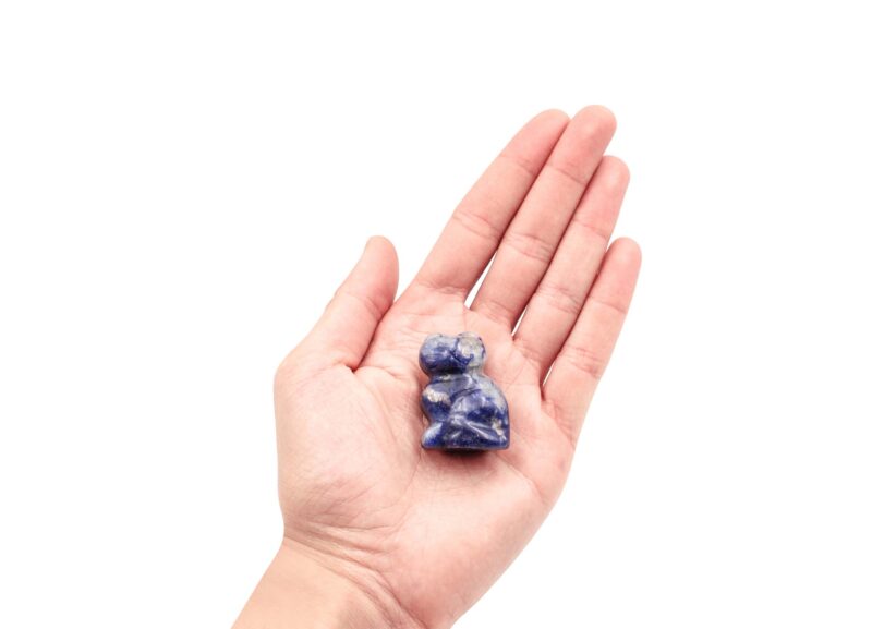 Sodalite Crystal Cat
