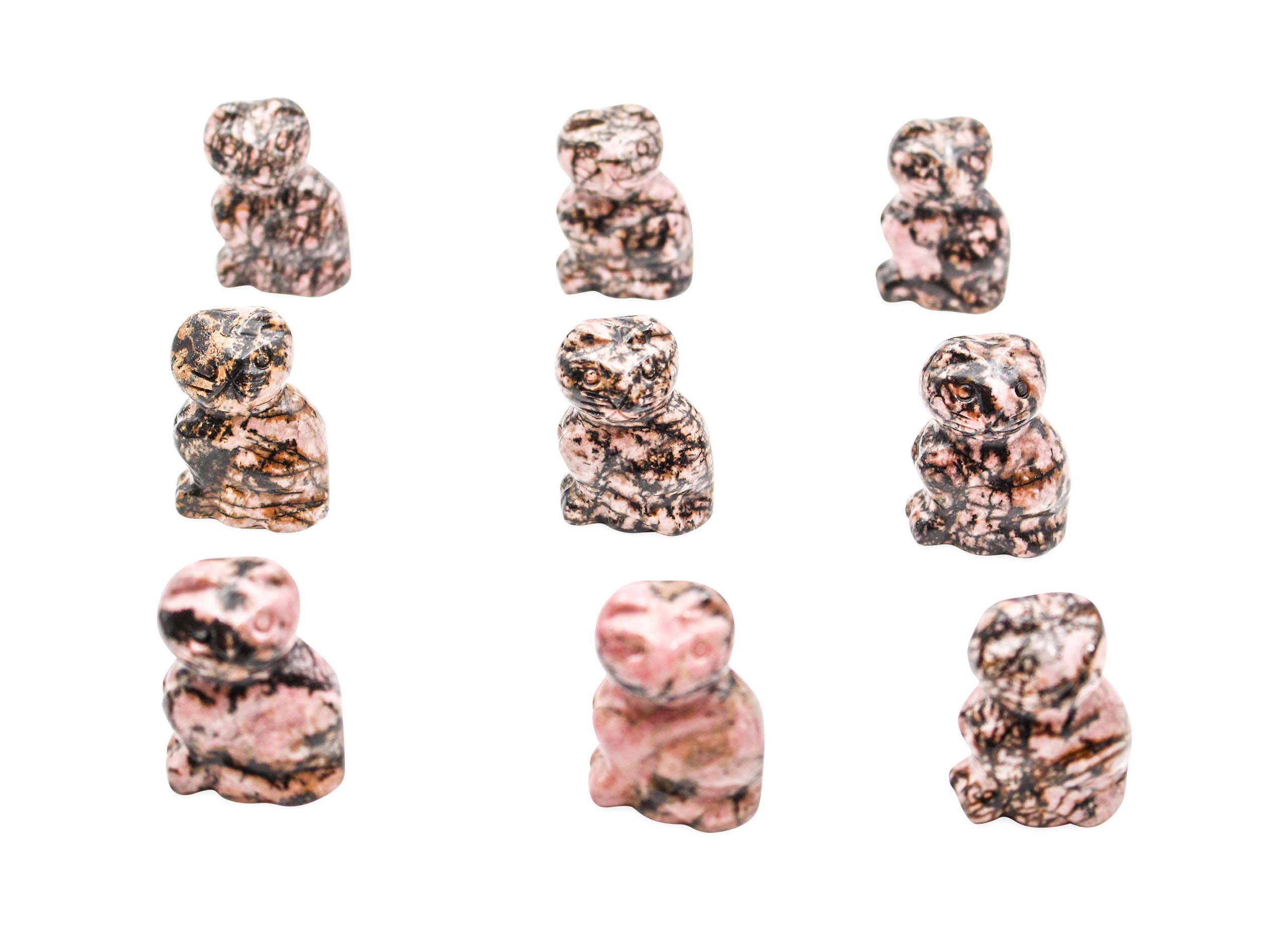 Rhodonite Crystal Cat - Crystal Dreams