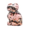 Rhodonite Crystal Cat - Crystal Dreams