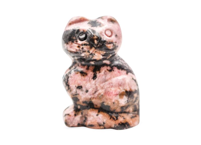 Rhodonite Crystal Cat - Crystal Dreams