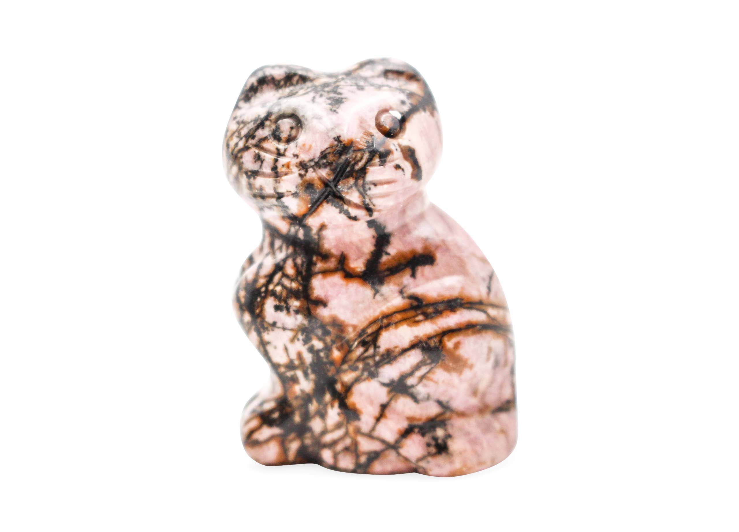 Rhodonite Crystal Cat - Crystal Dreams