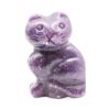 Lepidolite Crystal Cat - Crystal Dreams