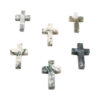 Moss Agate Cross - Crystal Dreams
