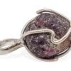 Garnet "Rough" Pendant Sterling Silver - Crsytal Dreams