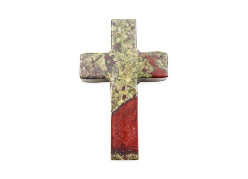 Dragon Bloodstone Crystal Cross - Crystal Dreams