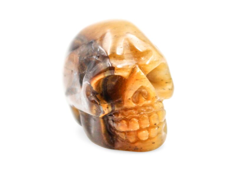 Mini Tiger Eye skull- Crystal Dreams