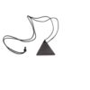 Shungite Triangle Pendant - Crystal Dreams