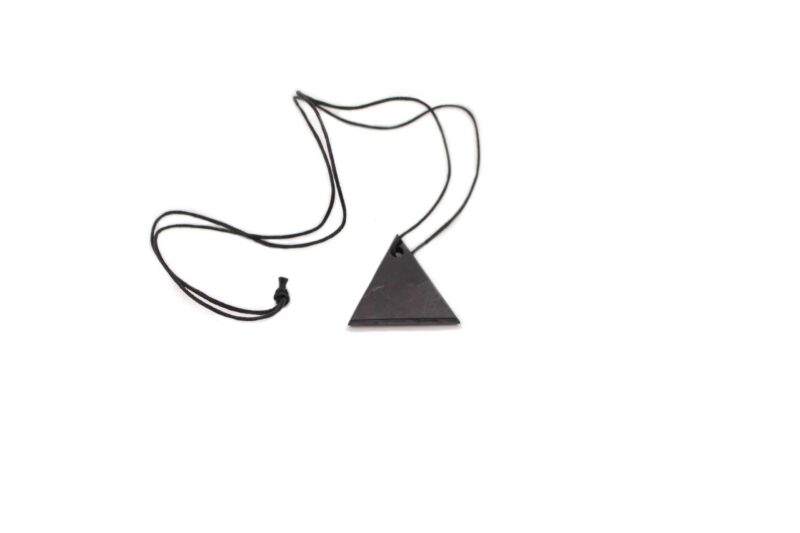 Shungite Triangle Pendant - Crystal Dreams