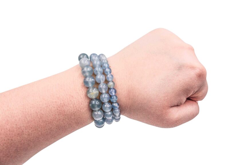 Blue Calcite Bracelet (6 mm, 8 mm or 10 mm)