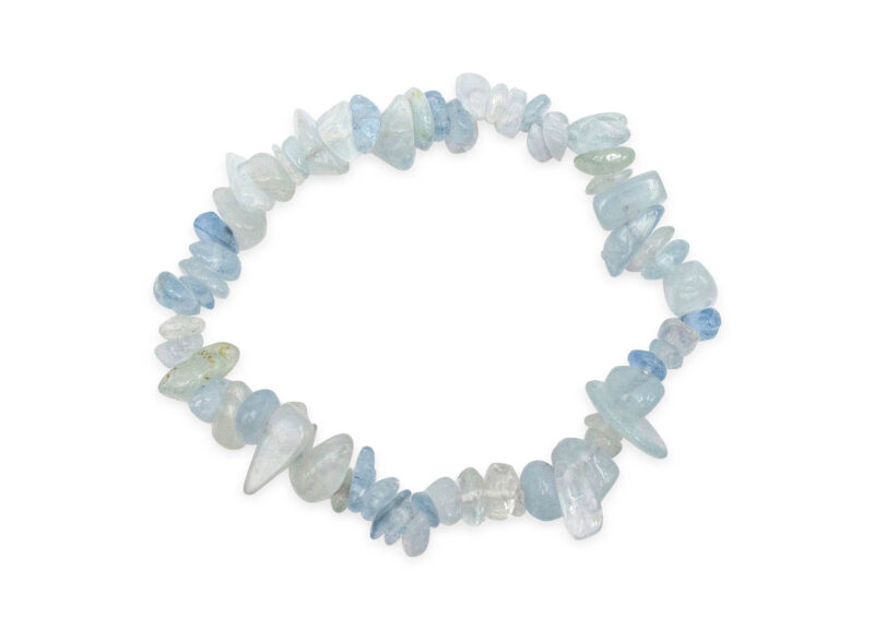 Aquamarine Chip Bracelet - Crystal Dreams