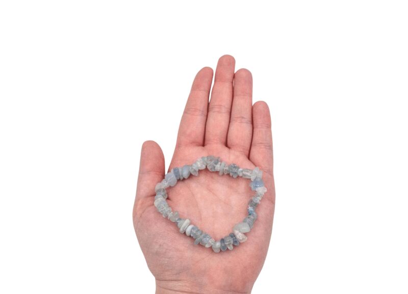 Aquamarine Chip Bracelet