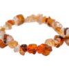Orange Mix Carnelian Chip Bracelet - Crystal Dreams