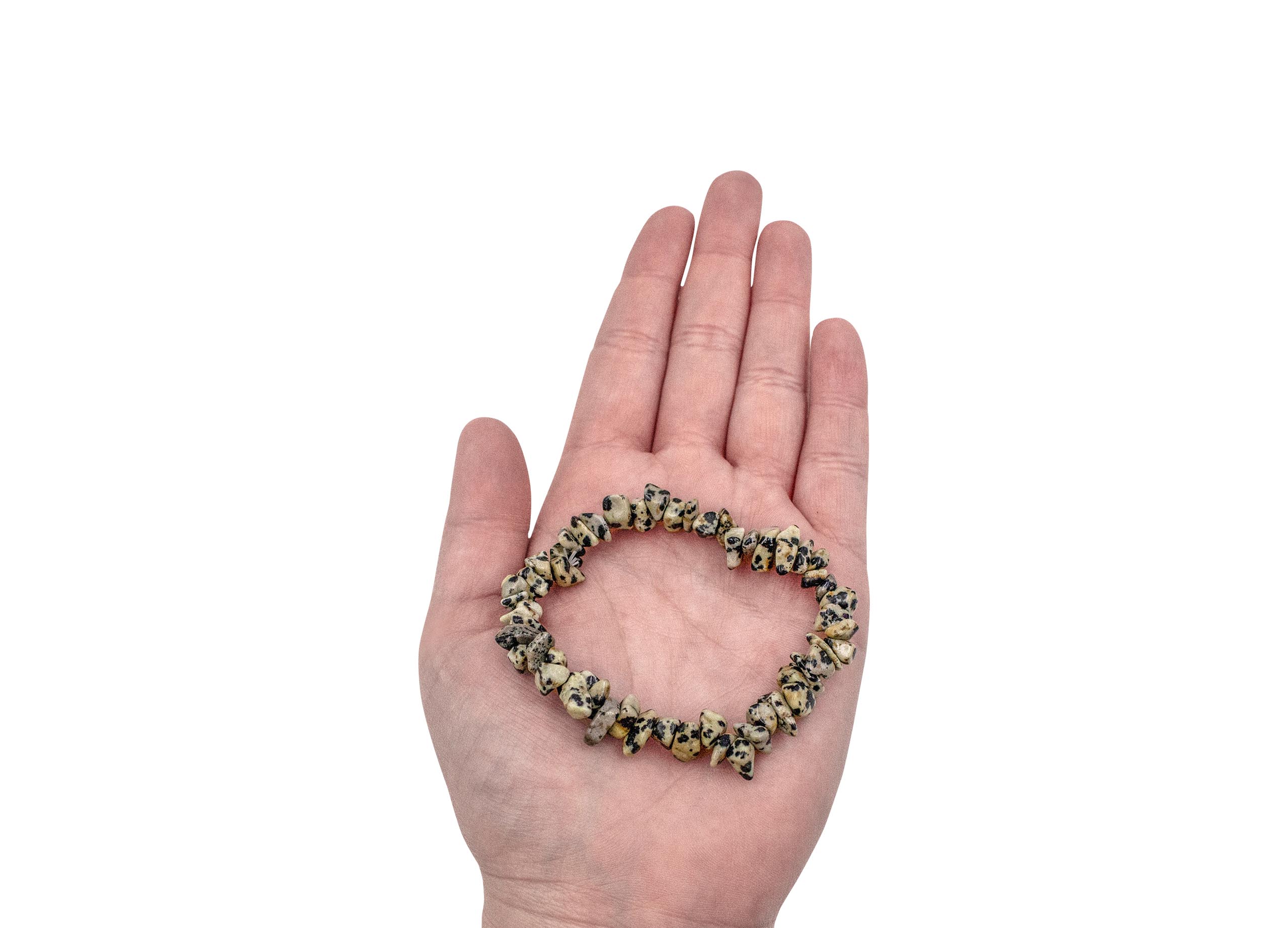 Dalmatian Jasper Chip Bracelet - Crystal Dreams