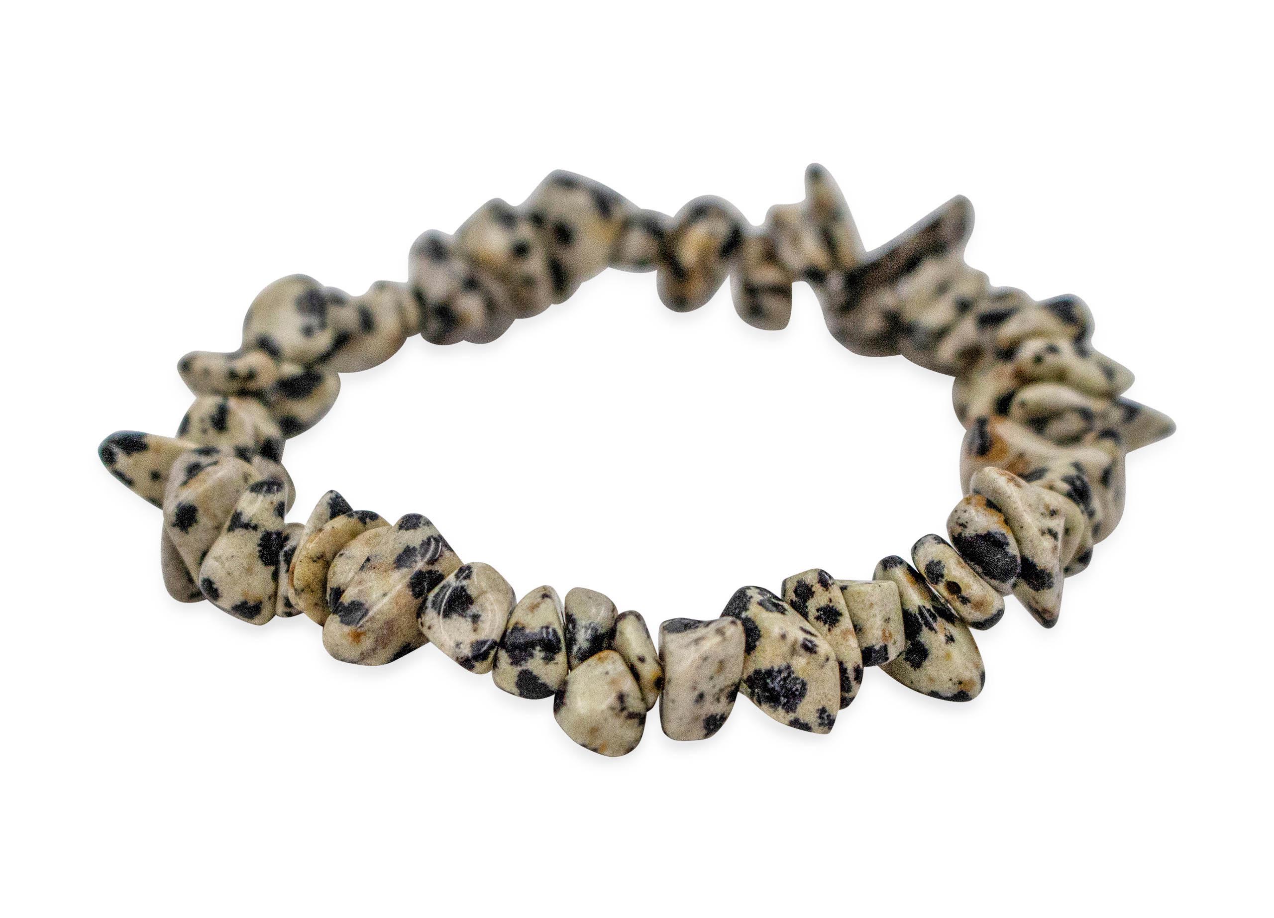Dalmatian Jasper Chip Bracelet - Crystal Dreams