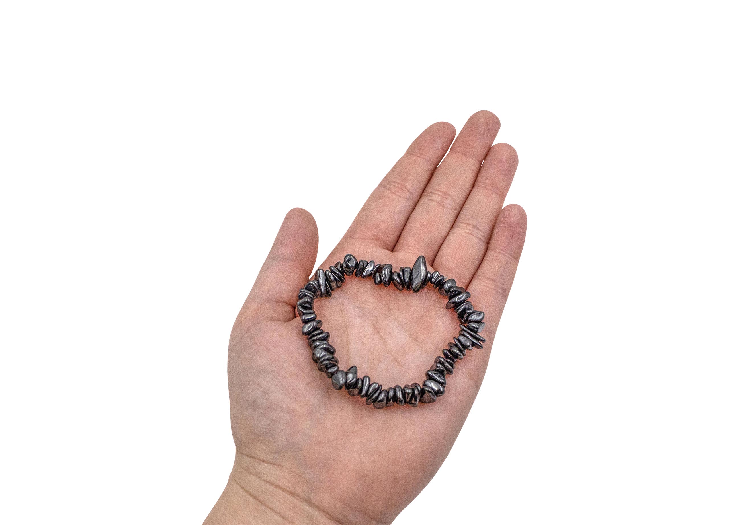 Hematite Chip Bracelet - Crystal Dreams