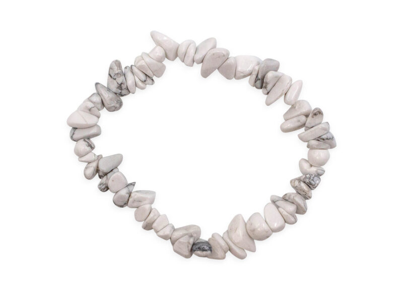 Howlite Chip Bracelet - Crystal Dreams