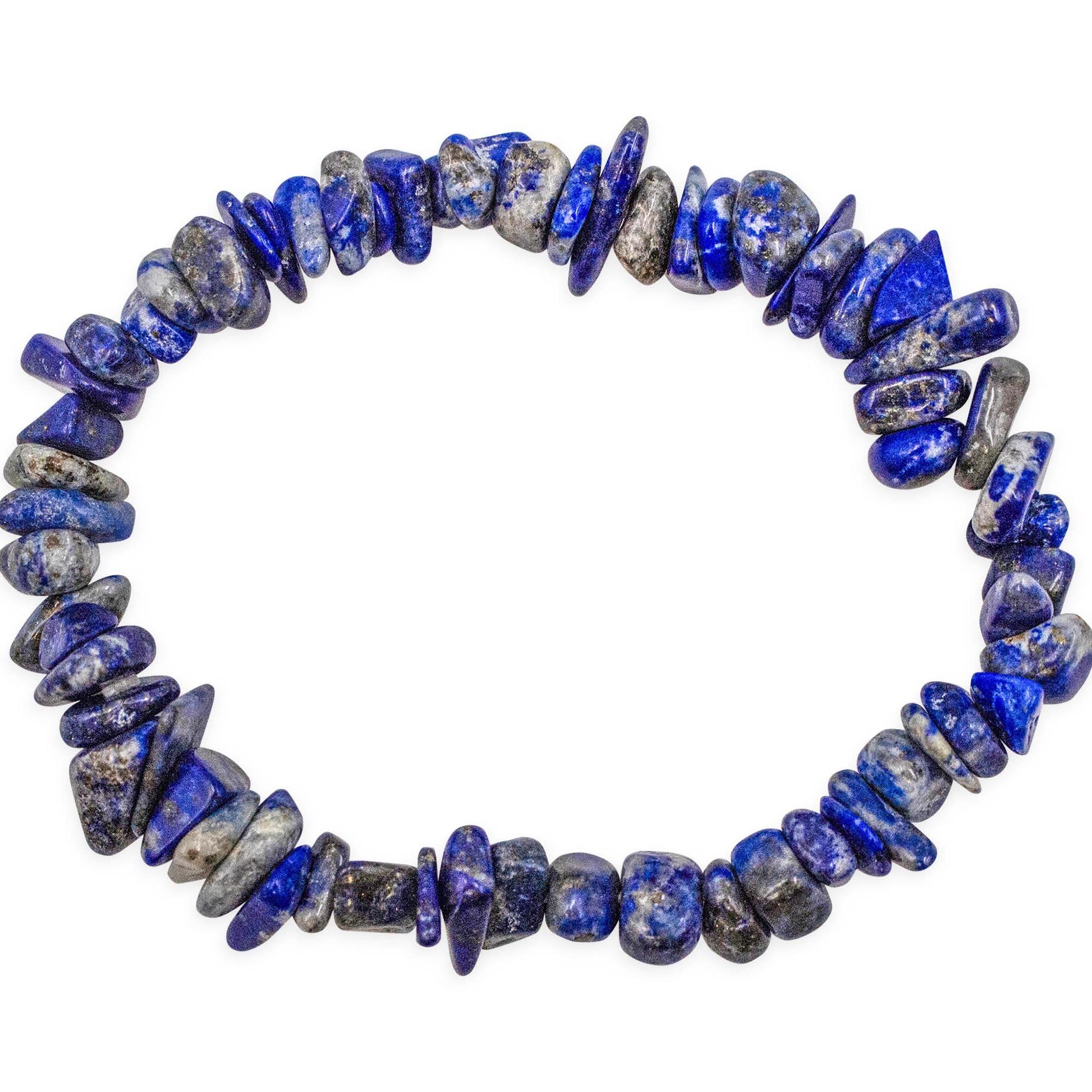 Lapis Lazuli Chip Bracelet - Crystal Dreams World