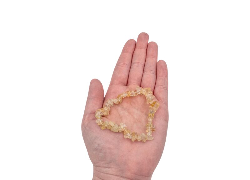 Enhanced Citrine Chip Bracelet