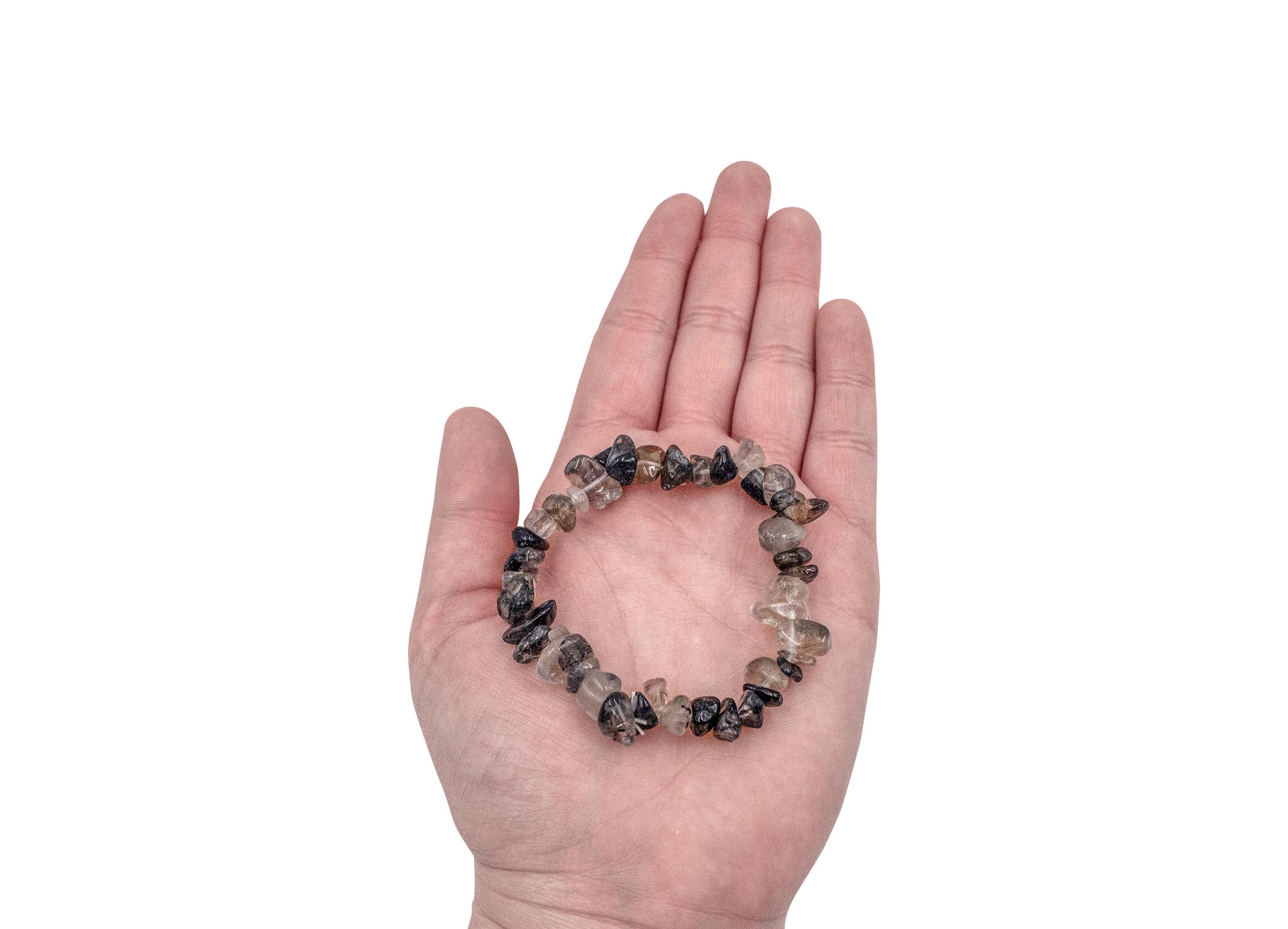 Tourmaline Quartz Chip Bracelet - Crystal Dreams