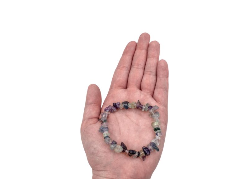 Bracelet en éclats de fluorite