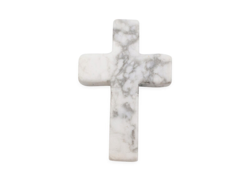 Howlite Crystal Cross- Crystal Dreams