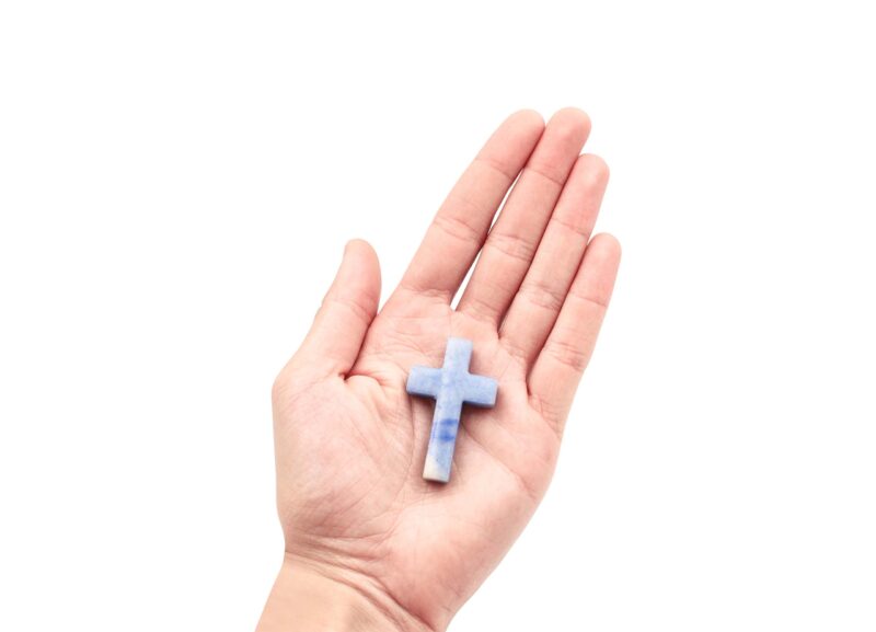 Blue Aventurine Cross