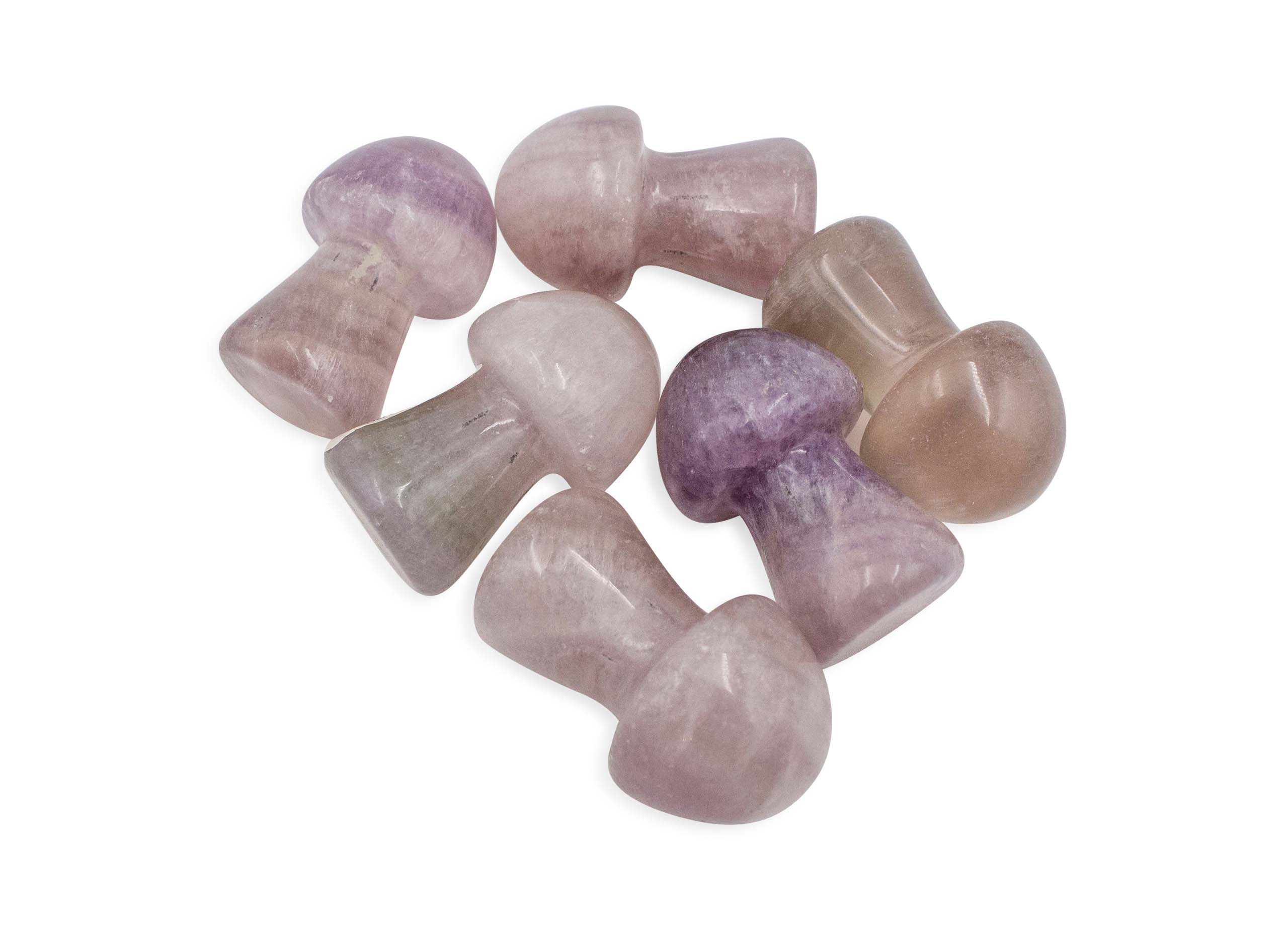 Rainbow Fluorite Mushroom (M) - Crystal Dreams