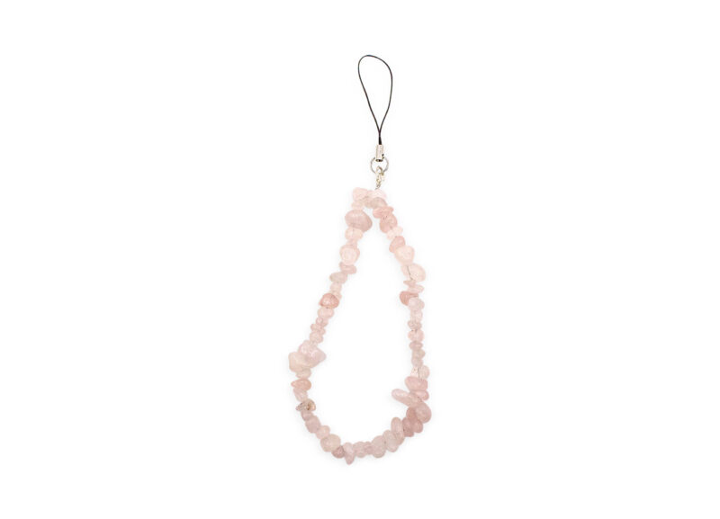 Rose Quartz Phone Strap
