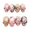 Mini Rhodonite Skull-Crystal Dreams