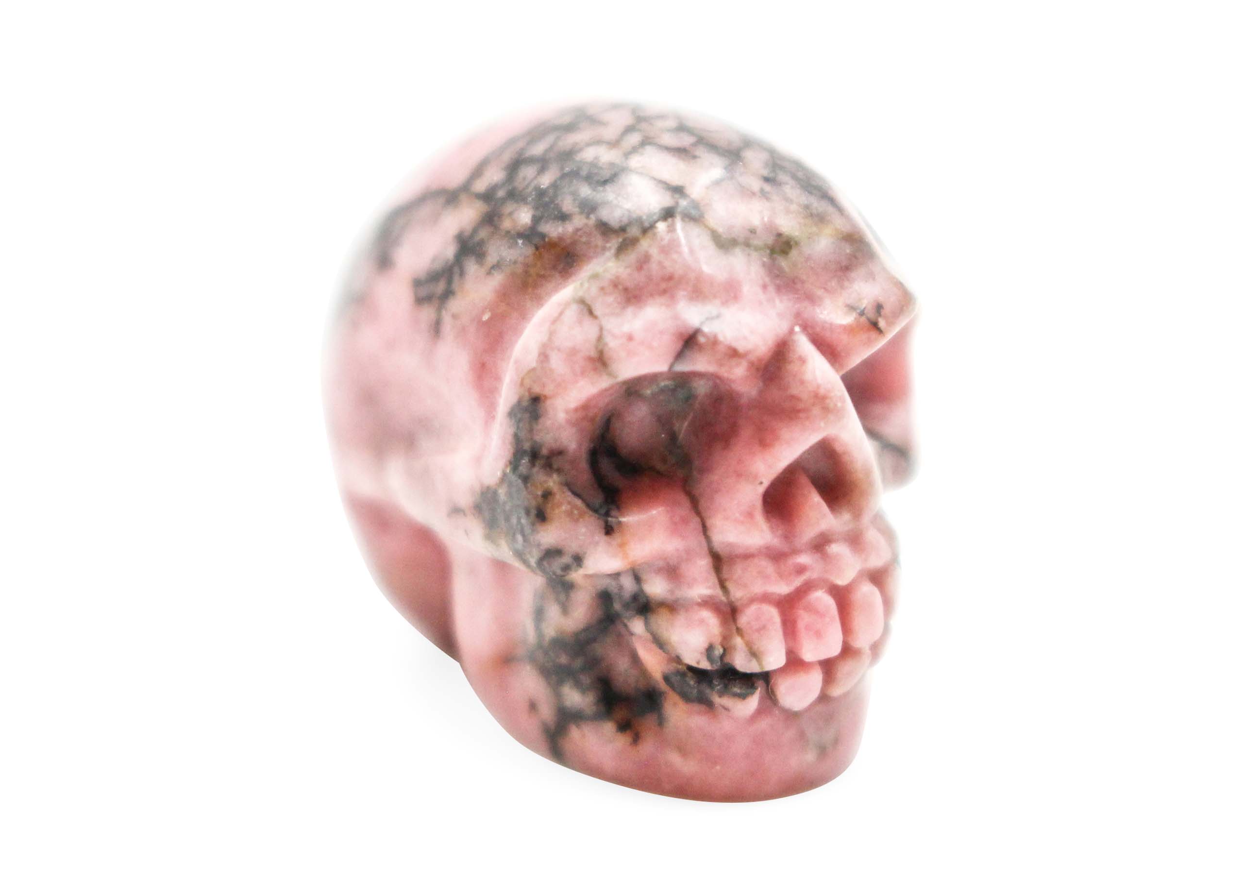 Mini Rhodonite Skull-Crystal Dreams