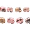 Mini Rhodonite Skull-Crystal Dreams